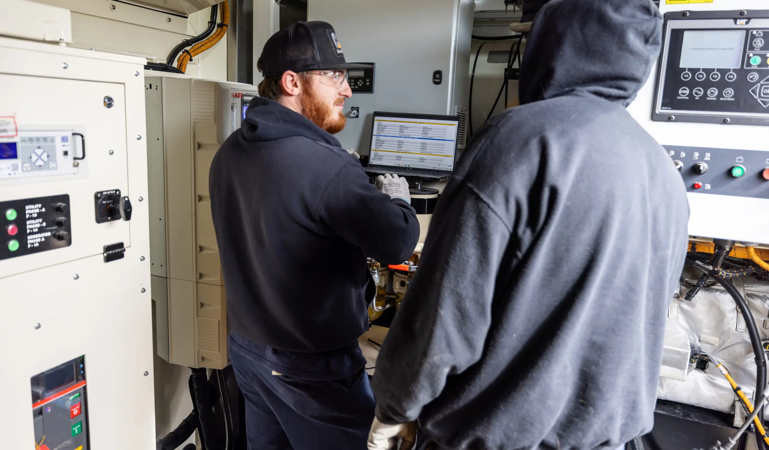 Carter technicians conducting planned maintenance